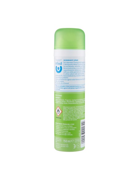 offerta Infasil Deodorante Spray Freschezza Dinamica con Antibatterico 150 ml