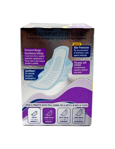 offerta Lines E' Assorbenti Flessibili in Lactifless Lungo con Ali 7 Pezzi 