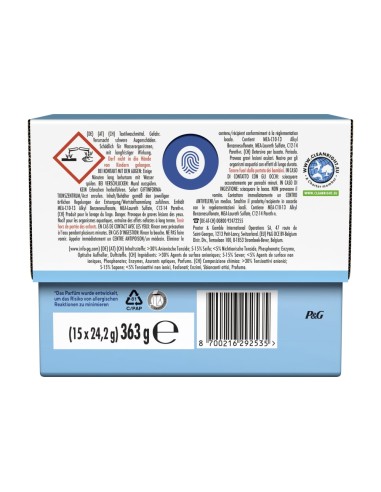 offerta Lenor Pods All In 1 Detersivo Sensitive in Capsule Fiori di Cotone e Tiarè 15 Pods
