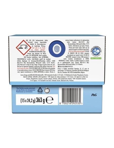 offerta Lenor Pods All In 1 Detersivo Sensitive in Capsule Fiori di Cotone e Tiarè 15 Pods