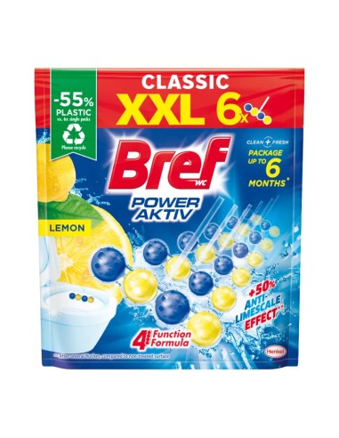 offerta Bref WC Power Activ Tavoletta Wc Fragranza Limone 6 pezzi 