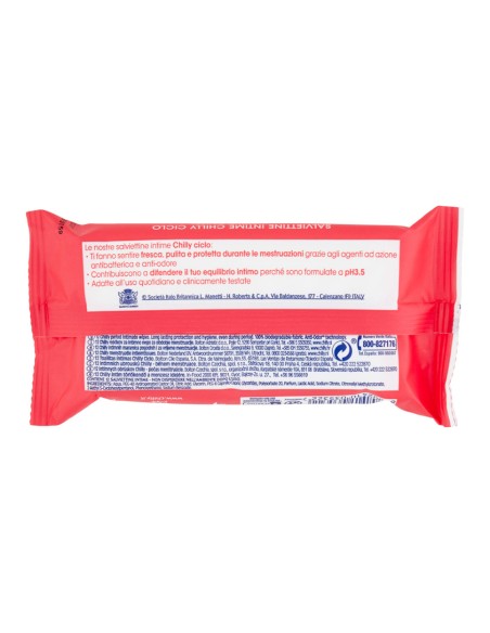 offerta Chilly Ciclo Salviettine Intime Igiene Prolungata 12 Pezzi