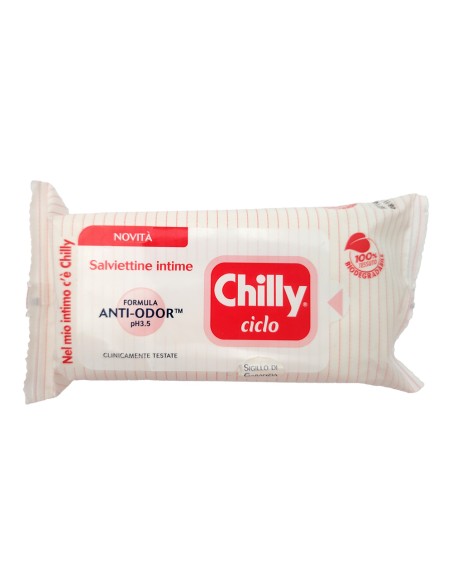 offerta Chilly Ciclo Salviettine Intime Igiene Prolungata 12 Pezzi