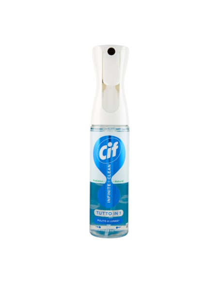 offerta Cif Spray Infinite + Clean Tutto in 1 Fragranza Sensitive Fiori di Loto e Sali Minerali 280 ml