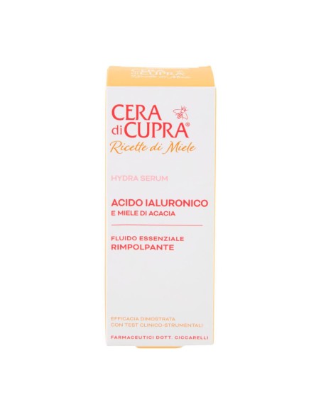 offerta Cera di Cupra Ricette di Miele Siero Viso Hydra Serum Acido Ialuronico e Miele di Acacia 30 ml