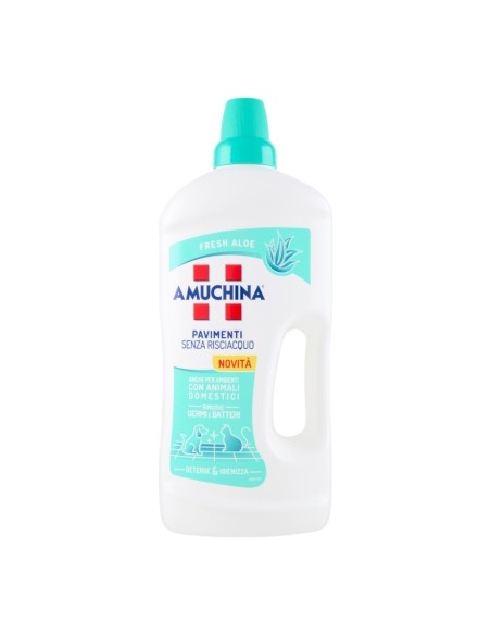 offerta Amuchina Pavimenti Detersivo Liquido Senza Risciacquo Fragranza Fresh Aloe 1250 ml