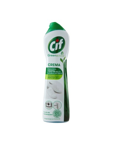 offerta Cif Greenactive Detergente Crema Bianco Particelle Pulenti 100% Naturali 500 ml