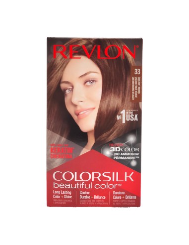 offerta ColorSilk Beautiful Color Tinta Permanente Senza Ammoniaca 33 Castano Scuro Delicato