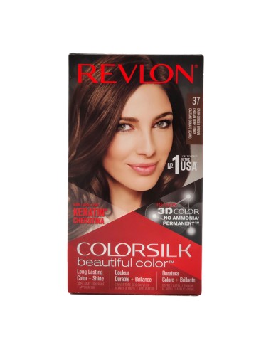 offerta ColorSilk Beautiful Color Tinta Permanente Senza Ammoniaca 37 Castano Dorato Scuro