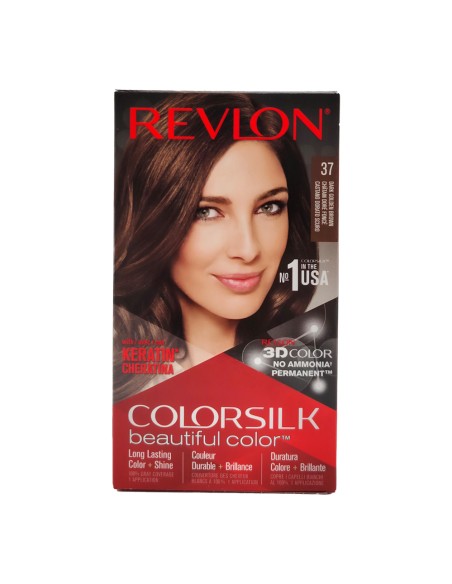 offerta ColorSilk Beautiful Color Tinta Permanente Senza Ammoniaca 37 Castano Dorato Scuro
