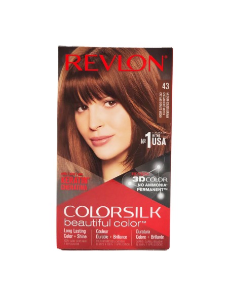 offerta ColorSilk Beautiful Color Tinta Permanente Senza Ammoniaca 43 Castano Dorato Medio