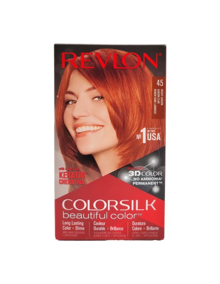 offerta ColorSilk Beautiful Color Tinta Permanente Senza Ammoniaca 45 Biondo Rame Luminoso
