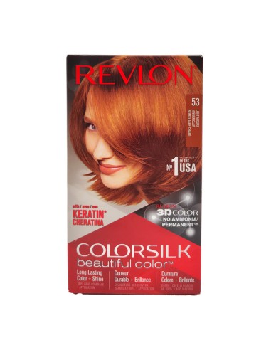 offerta ColorSilk Beautiful Color Tinta Permanente Senza Ammoniaca 53 Biondo Rame Chiaro