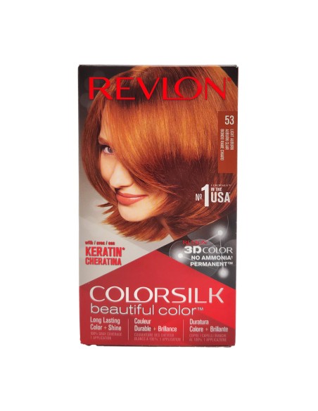 offerta ColorSilk Beautiful Color Tinta Permanente Senza Ammoniaca 53 Biondo Rame Chiaro