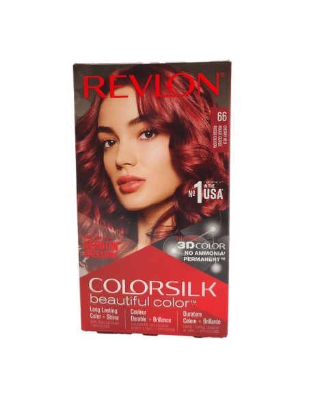 offerta ColorSilk Beautiful Color Tinta Permanente Senza Ammoniaca 66 Rosso Ciliegia