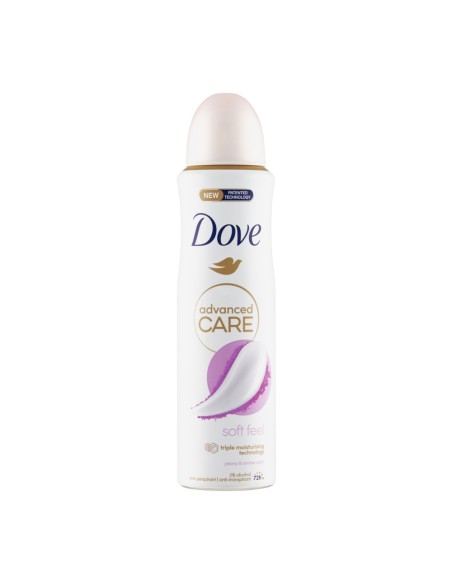offerta Dove Advanced Care Deodorante Spray Soft Feel Peonia e Ambra 150 ml
