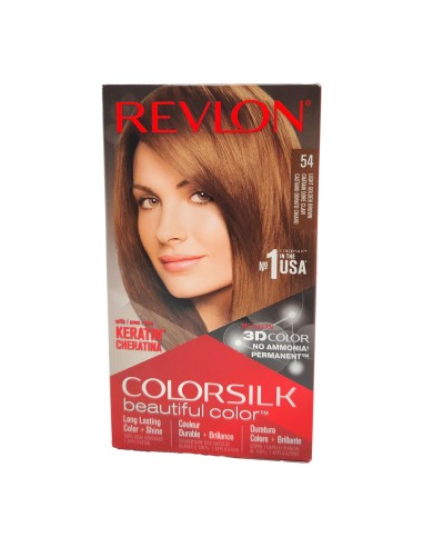 offerta ColorSilk Beautiful Color Tinta Permanente Senza Ammoniaca 54 Castano Dorato Chiaro