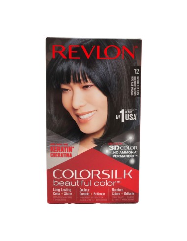 offerta ColorSilk Beautiful Color Tinta Permanente Senza Ammoniaca 12 Nero Blu Naturale