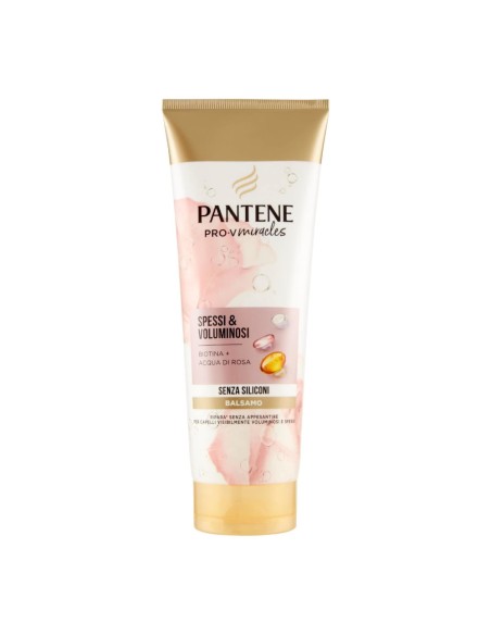offerta Pantene Pro-V Miracles Spessi e Voluminosi  Balsamo con Biotina e Acqua di Rosa 200 ml