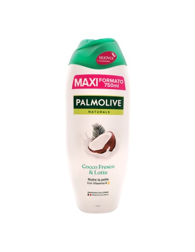 offerta Palmolive Naturals Bagnodoccia Crema Cocco Fresco e Latte Maxi Formato 750 ml