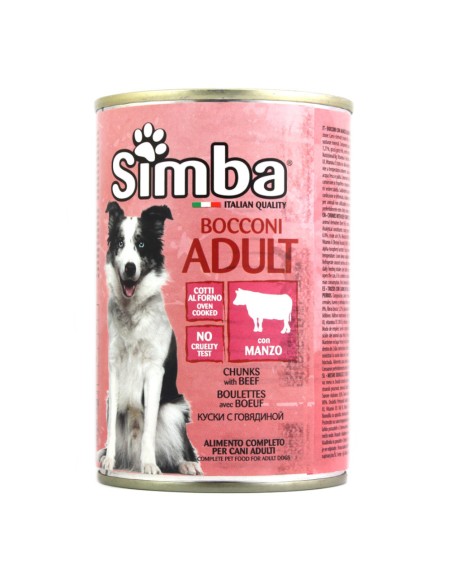 offerta Simba Cibo Umido per Cani Bocconi con Manzo 415 g