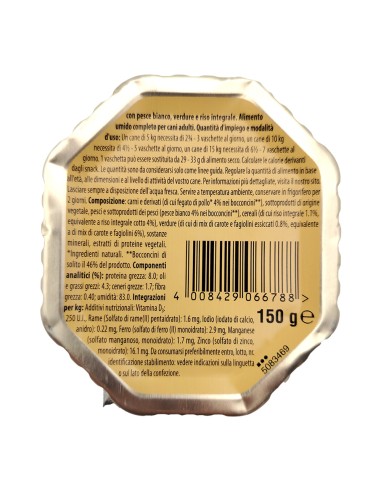 offerta Cesar Ricette dello Chef con Pesce Bianco Verdure e Riso Integrale 150 g