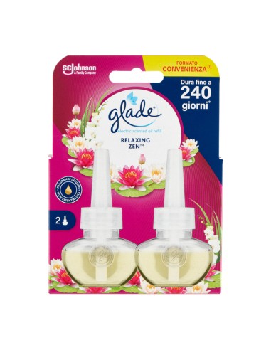 offerta Glade Essential Oil Ricariche per Diffusore Elettrico Fragranza Relaxing Zen 2x20 ml