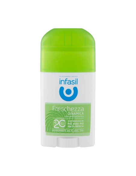 offerta Infasil Deodorante Stick Freschezza Dinamica con Antibatterico 40 ml