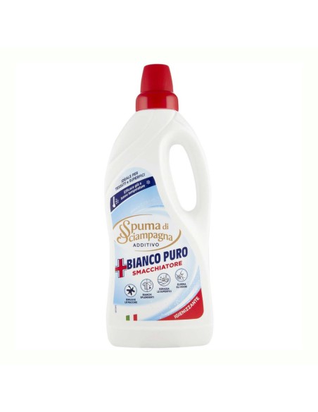 offerta Spuma di Sciampagna Additivo Bianco Puro Smacchiatore Tessuti e Superfici 900 ml