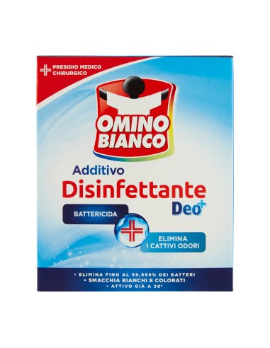 offerta Omino Bianco Additivo Polvere Disinfettante Deo + Azione Battericida 450 g