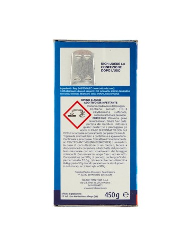 offerta Omino Bianco Additivo Polvere Disinfettante Deo + Azione Battericida 450 g