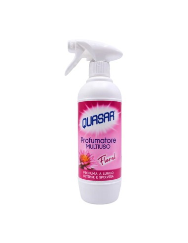 offerta Quasar Spray Profumatore Multiuso per Superfici Fragranza Floreal 500 ml