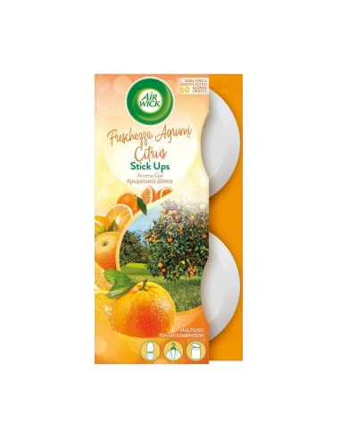 offerta Air Wick Stick Ups Aroma Gel Freschezza Agrumi Multiuso 2x30 g
