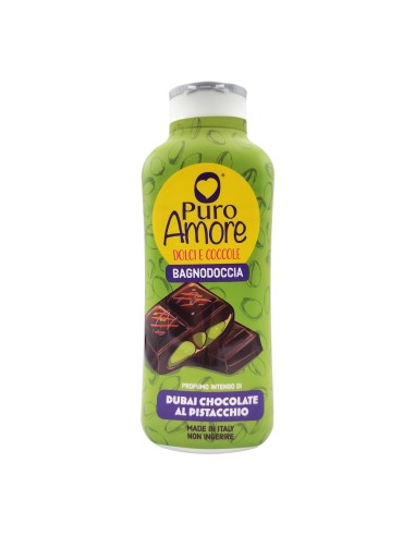 offerta Puro Amore Dolci e Coccole Bagnodoccia Fragranza Dubai Chocolate al Pistacchio 650 ml
