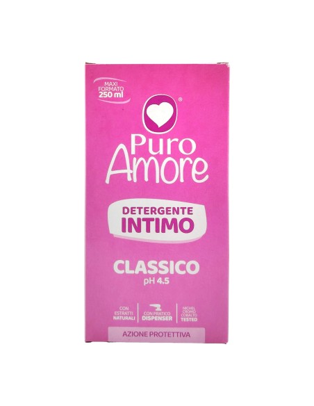 offerta Puro Amore Detergente Intimo Classico pH 4.5 Azione Protettiva 250 ml