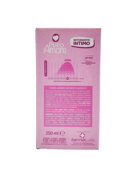 offerta Puro Amore Detergente Intimo Classico pH 4.5 Azione Protettiva 250 ml
