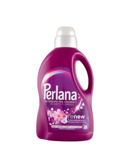 offerta Perlana Detersivo Liquido Lavatrice Capi Colorati Renew Fragranza Incanto Floreale 1400 ml