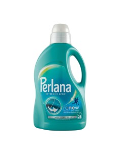 Perlana Detersivo Liquido Lavatrice per Capi Sportivi Renew 1400 ml