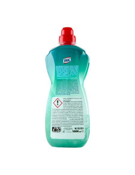 offerta Smac Detergente Pavimenti Igienizzante Senza Risciacquo con Ammoniaca 1 L
