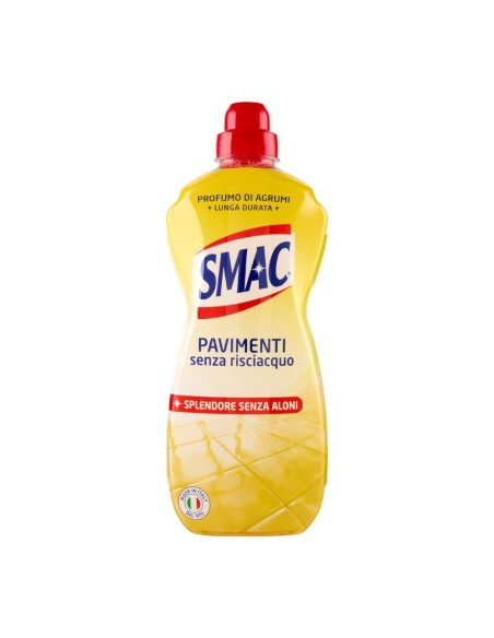 offerta Smac Detergente Pavimenti Senza Risciacquo Fragranza Agrumi Lunga Durata 1 L
