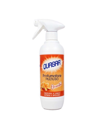 offerta Quasar Spray Profumatore Multiuso per Superfici Fragranza Oriental 500 ml