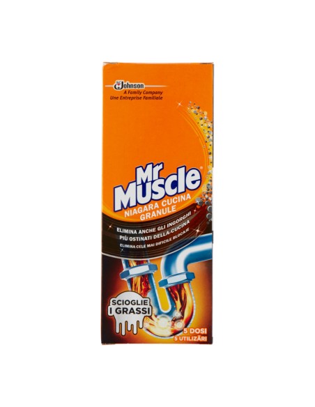 offerta Mr Muscle Niagara Cucina Disgorgante Granulare per Tubi Lavandini e Scarichi 250 g