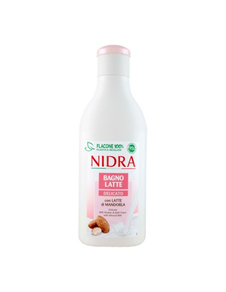 offerta Nidra Bagno Latte Delicato con Latte di Mandorla 750 ml