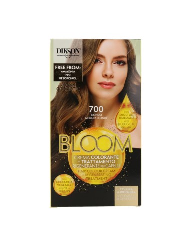 offerta Dikson Bloom Crema Colorante + Trattamento Rigenerante 700 Biondo 55 ml