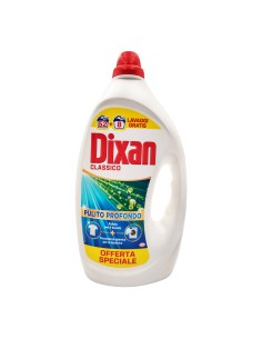 Dixan Classico Detersivo Liquido Lavatrice Pulito Profondo 2,700 ml