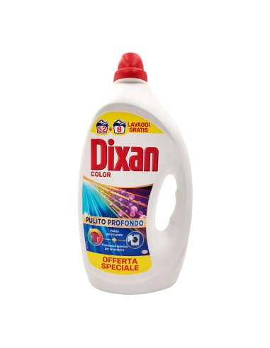 offerta Dixan Color Detersivo Liquido Lavatrice Pulito Profondo 2,700 ml