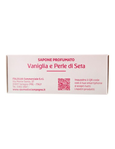 offerta Spuma di Sciampagna Benessere Sapone Profumato Vaniglia e Perle di Seta Setificante 90 g