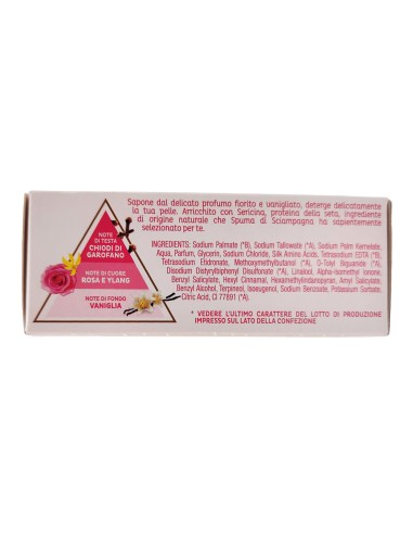 offerta Spuma di Sciampagna Benessere Sapone Profumato Vaniglia e Perle di Seta Setificante 90 g