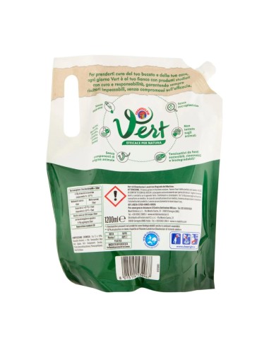 offerta Chanteclair Vert Ricarica Ecodetergente Lavatrice Fragranza Rugiada del Mattino 1200 ml