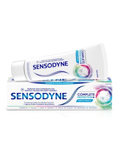 offerta Sensodyne Complete Protection+ Dentifricio per Denti Sensibili Gusto Menta Fresca 75 ml